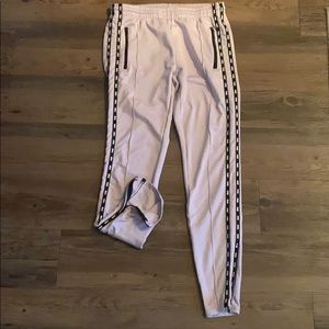 Zipper joggers (pink)